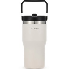 텀스 마인 핸들 진공 스텐텀블러, 베이지, 620ml, 1개