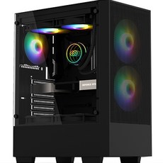 3RSYS 電腦機殼中塔黑色 J500, 1個