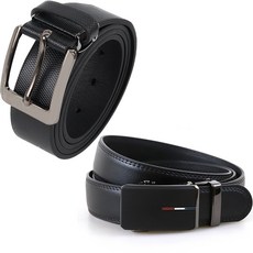 잭케빈 캐주얼 벨트 + 가죽 정장 벨트 세트 JK-7224SET