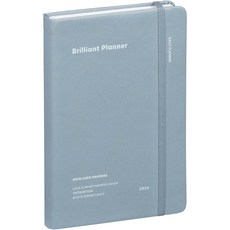 아이코닉 2024 브릴리언트 데일리 플래너 일기장 다이어리, 03 PALE BLUE, 1개