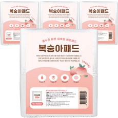 복숭아패드 강아지 배변패드 최고급형 복숭아향 20g, 100개입, 4개 - 초심패드