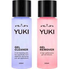 유키 젤 클리너 100ml + 젤 리무버 100ml 세트