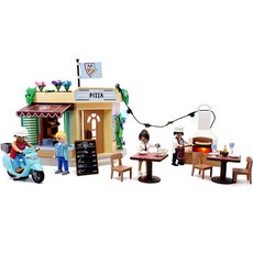 Playmobil 摩比人 兒童款披薩店玩具 70336, 1個