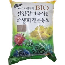 바이오세라믹 BIO 선인장 다육식물 분갈이흙, 1개, 12L