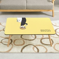 아이캔컴퍼니 미드센츄리 인테리어 900 LPM 원목다리 거실테이블 900 x 600 x 325 mm, 보디가드