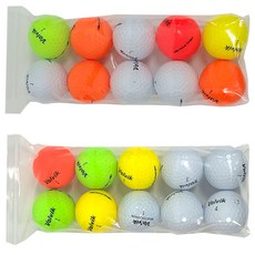 볼빅 로고볼 벌크포장 3피스 43mm, 랜덤발송, 10개입, 2개