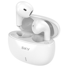 SKY 스카이 핏 S 미니2 무선 블루투스 5.3 생활방수 오픈형 이어폰 화이트