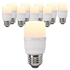 비츠온 원하 T-벌브 LED 전구 화이트 4W, 전구색, 10개