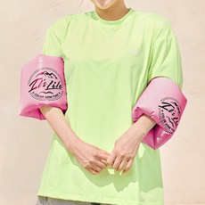 ITS LIFE 戲水彩色手臂浮力圈 2入, 1個, 粉色