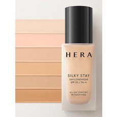 헤라 실키 스테이 24H 롱웨어 파운데이션 SPF20 PA++ 30g, 21N1바닐라, 1개, 30ml