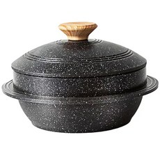 Hakoya鑄鐵飯鍋, 底14cm*高8.5cm*上寬19cm(容量2L), 1個, 黑色