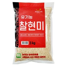 초록숟가락 유기농 2023년 찰현미, 1개, 3kg