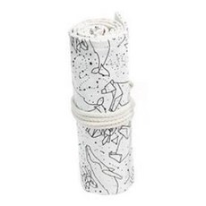 Daysoy彩色繪圖帆布筆袋 02 星星, 1個