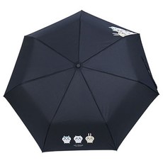 먼작귀 아동용 3단 완전자동 우산 55빼꼼 70002