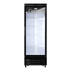 캐리어 수직형 냉장 쇼케이스 우도어 블랙 380L 방문설치, CSR465RDB4D