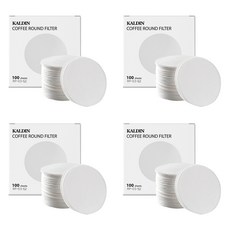 칼딘 모카포트 여과지 더치커피기구 올 라운드 포터필터 51mm, 100개입, 4개