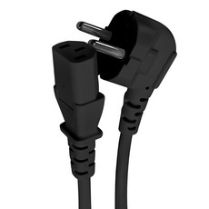 그리디파머스 컴퓨터 파워 케이블 3C x 0.75SQ 10A 250V 블랙, 5m, 1개
