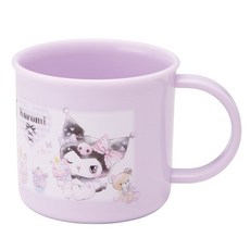 스케이터 KE4AAG 전자레인지 미니 머그컵 200ml, 퍼플 쿠로미, 1개