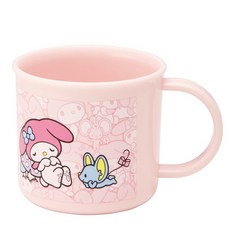 스케이터 KE4AAG 전자레인지 향균 미니 머그컵 200ml, 핑크 마이멜로디, 1개