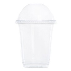 청전 테이크아웃투명컵 400ml + 뚜껑포함 세트, 100개, 1세트