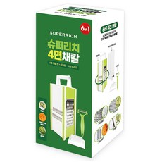 슈퍼리치 4면 채칼, 그린, 1개