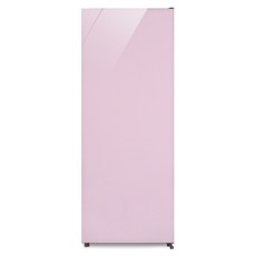 디마인 글라스 원도어 냉장고 218L 방문설치, 핑크, RJ230SP