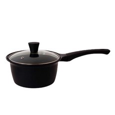 퀸센스 인덕션 세라믹 편수냄비, 18cm, 블랙, 1개