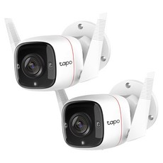 티피링크 Tapo 3MP 보안 무선 Wi-Fi 카메라 실내외용 2p, Tapo C310P2 - fortiap320c