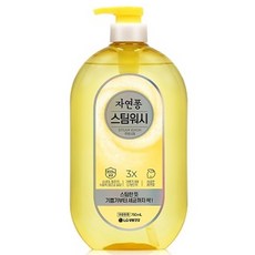 자연퐁 스팀워시 주방세제 용기형 레몬향, 750ml, 1개