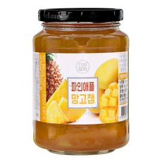 초록원 파인애플 망고잼, 560g, 1개 - 씨잼