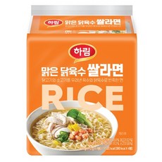 하림 맑은 닭육수 쌀라면 112g