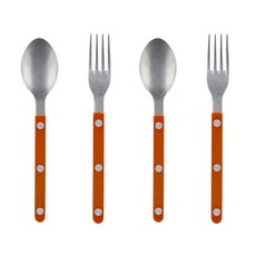 사브르 빈티지 티스푼 + 케이크 포크 세트, 2세트, 티스푼 2p + 케이크 포크 2p