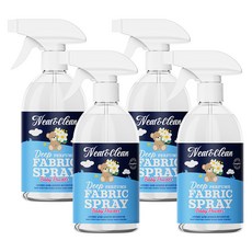 니트앤클린 딥 퍼퓸 섬유 탈취제 베이비파우더, 4개, 500ml