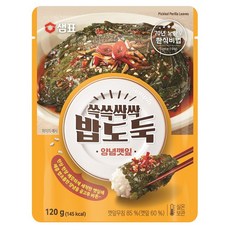 샘표 쓱쓱싹싹 밥도둑 양념깻잎, 120g, 1개