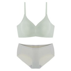 무봉제 심리스 24 브라 + 삼각팬티 세트 N6051
