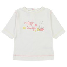 미피 여아용 러블리 5부 티셔츠