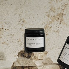 MERCI&CO Pause木芯香氛蠟燭, 1罐, 沉靜寺廟, 100g