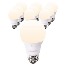 Vitson Wonha 燈泡 1 級 LED 洛克人燈泡 白色 8W YTA60Z4-082640, 日光色, 10個