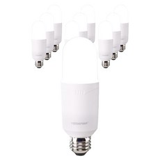 MEGAMAN BitsOn Wonha P 燈泡 1 級 LED 燈泡 白色 12W, 晝光色, 10個