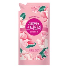 Saffron Care Style除臭衣物柔軟精 淡淡香 補充包, 400ml, 1個