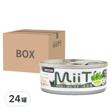 惜時 MiiT 有雞愛犬機能大湯罐, 鮮嫩雞丁 + 菠菜湯佐雞絲 + 燕麥, 80g, 24罐