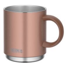 THERMOS 膳魔師 真空斷熱馬克杯 JDS-350, 350ml, 不鏽鋼, 魔法瓶構造, 粉色, 1個