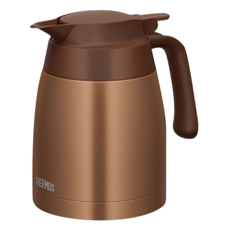 THERMOS 膳魔師不銹鋼真空保溫壺, 1.0L, 保溫保冷, 棕金色, 1個, 1L