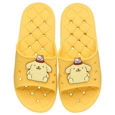 LiLFANT 排水性好的Bobo EVA軟質成人浴室拖鞋, 1個, POMPOMPURIN
