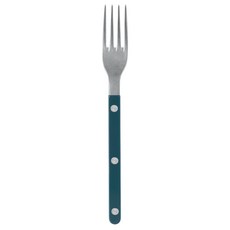 사브르 비스트로 빈티지 솔리드 케이크포크, 아쿠아마린, 1개