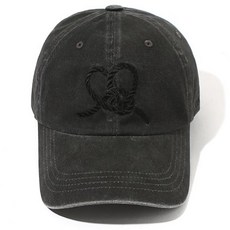 오가프 Heart Knot Embroidery Cap