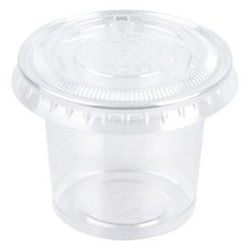 PET 투명 소스 시음컵 4.5 x 3.5 cm, 100개, 1세트