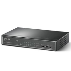 티피링크 9포트 100Mbps 데스크톱 스위치, TL-SF1009P, 1개
