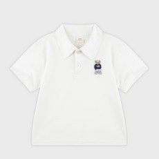 마리앤모리 아동용 곰돌이 카라 피케 티셔츠
