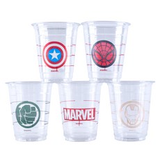 릴팡 마블 테이크아웃 아이스컵 420ml x 100p 세트, 1세트